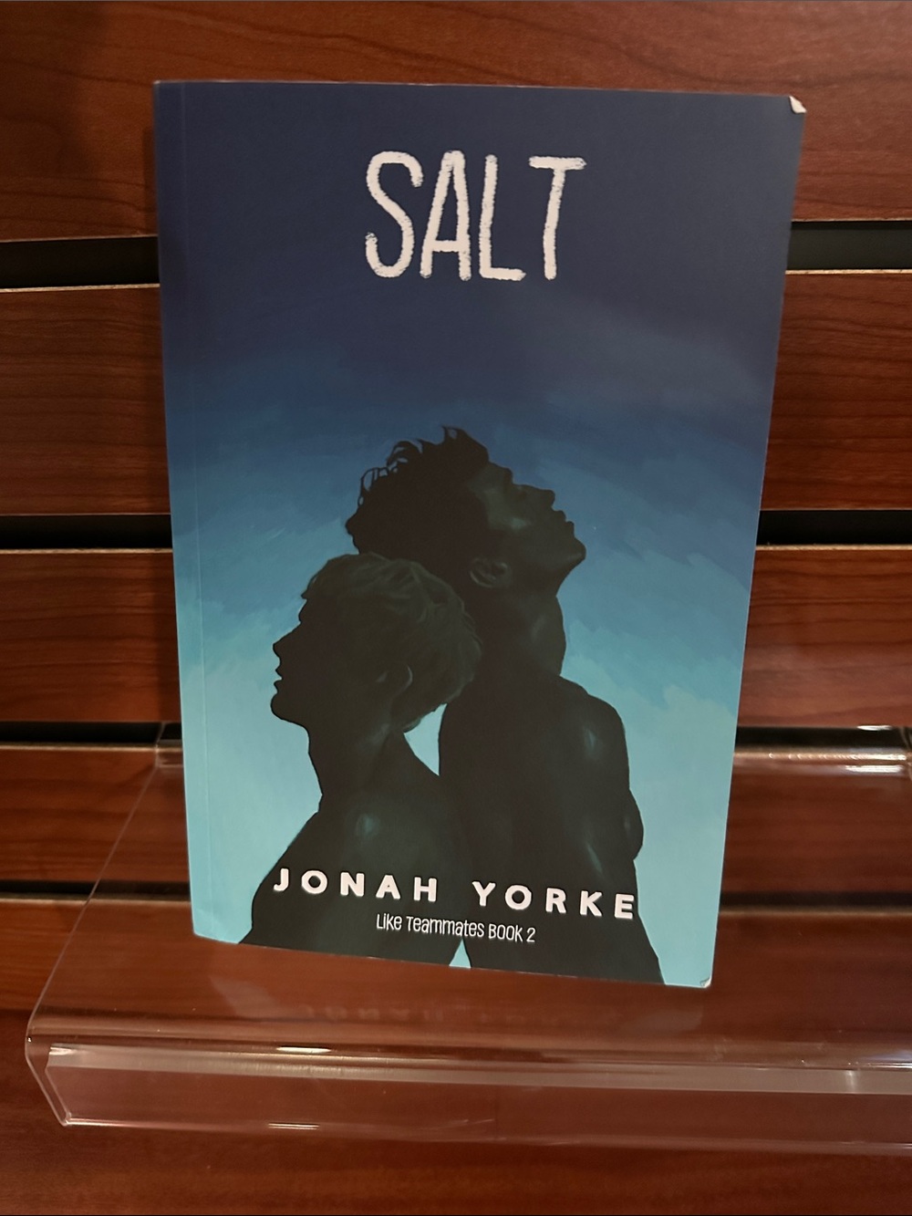 Salt by - Blue Gradient Home Art Poster